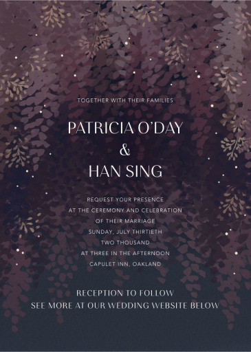 Violette - Invitation by Paperless Post