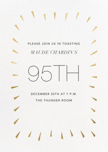 Éclat - Birthday Invitation by Paperless Post