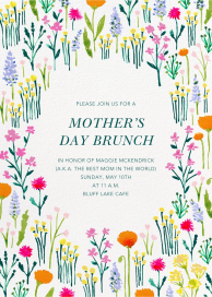 Wild Blooms - Mother's Day Invitation by Paperless Post