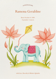 Elephant and Kite - Announcement by Chand Sitara
