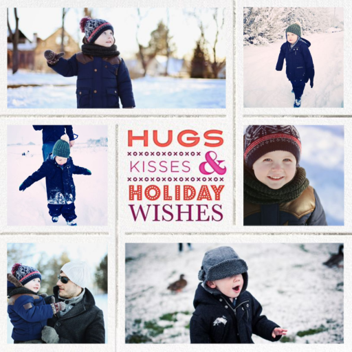 Kisses & Wishes (Photo) - Holiday Card by Jonathan Adler