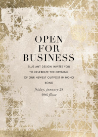 Muse - Launch Party Invitation by Kelly Wearstler