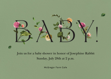 Bambino - Baby Shower Invitation by Venamour