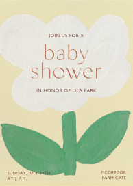 Fresh Bloom - Baby Shower Invitation by Moglea