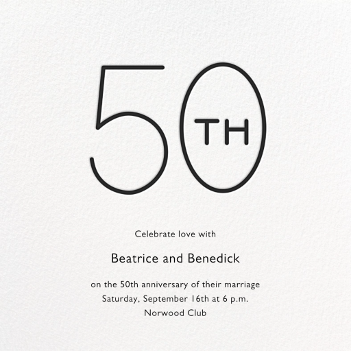 Decade - Anniversary Invitation by Paperless Post