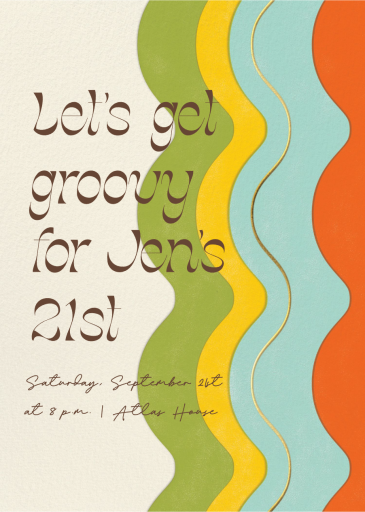 It’s All Wavy - Party Invitation by Paperless Post