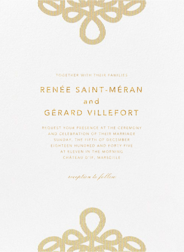 Love Knots - Valentine's Day Invitation by Oscar de la Renta