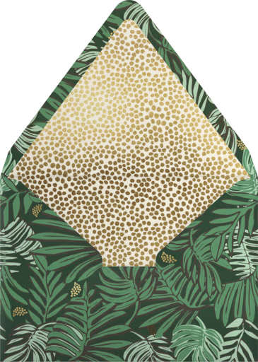 Jungle Canopy - Jungalow Envelope