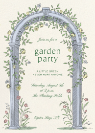 Garden Arch - Invitation by Paperless Post