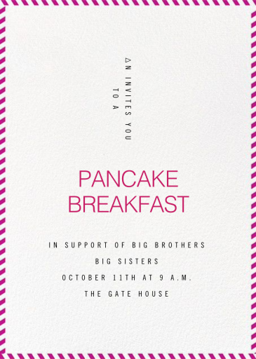 Stripe Border by Paperless Post