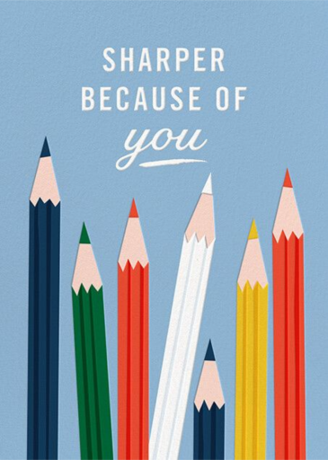 Sharper - Teacher Appreciation Invitation by Cheree Berry Paper & Design