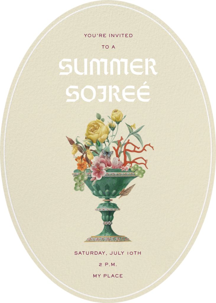 Blooming Chalice Invitation