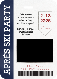 Lift Pass - Get-Together Invitation by Paperless Post