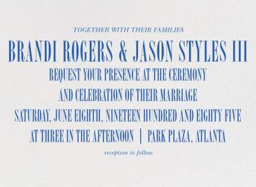 Assemblage I - Printable Invitation by Paperless Post