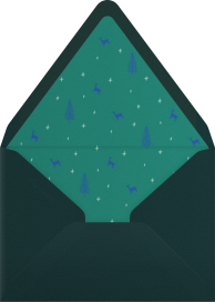 Snow Pine Valley (Horizontal) - Paperless Post Envelope