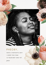 Floral Collage Photo - Birthday Card by kate spade new york