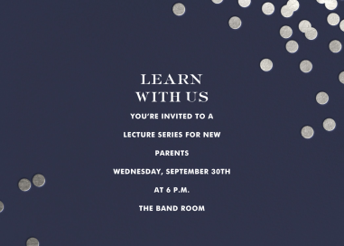 Confetti kate spade new york - School Event Invitation by kate spade new york