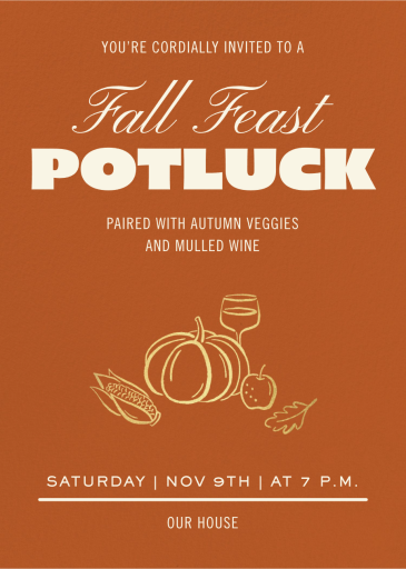 Fall Finds - Fall Party Invitation by Paperless Post