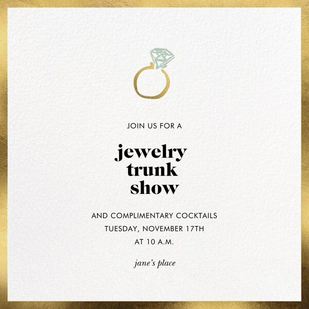 Ring Ring - Shopping Event Invitation | Send online instantly | RSVP ...