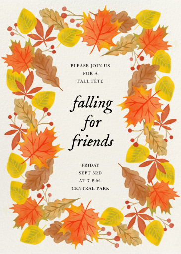 Falling For Fall - Party Invitation by Paperless Post