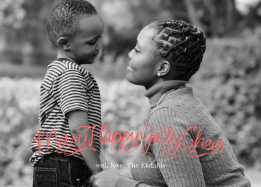 Merry Happy Jolly Cheer - Christmas Card by Paperless Post