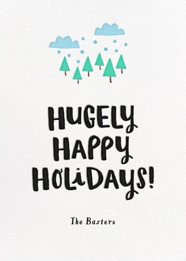 Yeti Cheer - Greeting Card by Hello!Lucky - Back