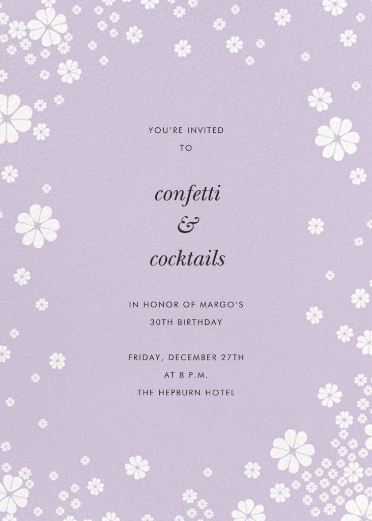 Clover and Over Send online instantly RSVP tracking