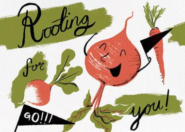 Rooting for You (Nicholas John Frith) - Greeting Card by Red Cap Cards
