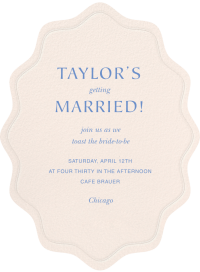 Embossed Cutout - Bridal Shower Invitation by Paperless Post