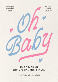 Little Hearts - Baby Shower Invitation by Paperless Post
