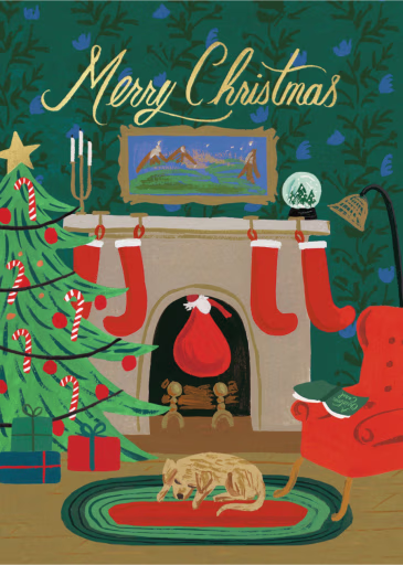 Christmas Eve Scene - Christmas Card by Rifle Paper Co.