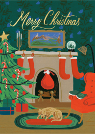 Christmas Eve Scene - Holiday Card by Rifle Paper Co.