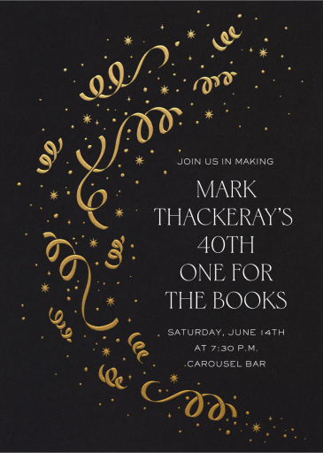 All In Curls - New Year's Eve Invitation by Paperless Post