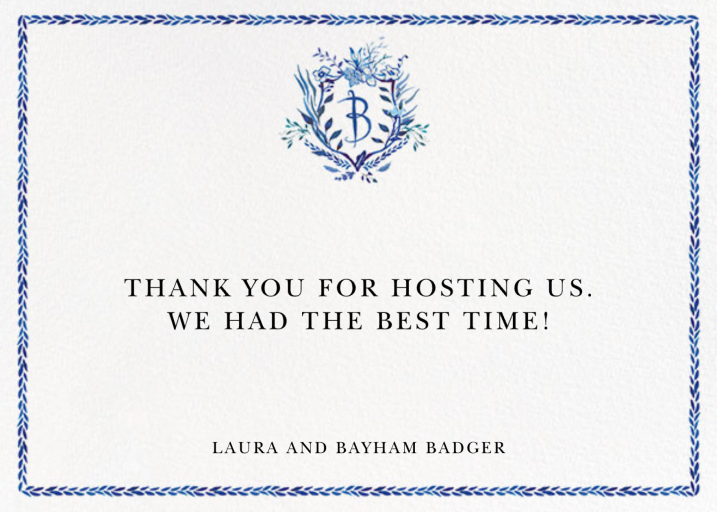 Orleans Family Crest Stationery - Stationery by Happy Menocal
