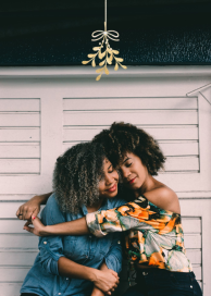 Mistletoe Kiss - Christmas Card by Paperless Post