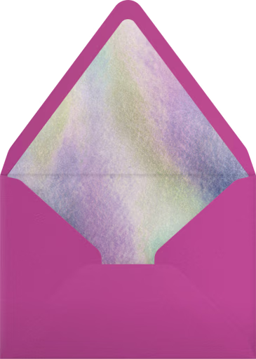 Unicorn Cake - Paperless Post Envelope