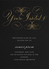 You're Invited - Prom Invitation by Bernard Maisner