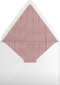 Pine Cone Bow - Paperless Post Envelope