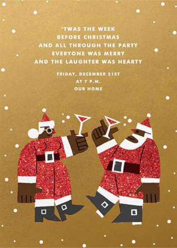 Kringle Mingle - Holiday Cocktail Party Invitation by Paperless Post