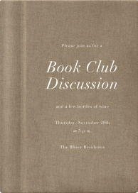 Natural Overprint Tall - Get-Together Invitation by Paperless Post