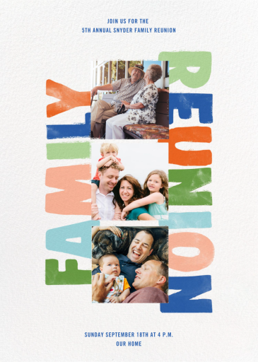 Controlled Chaos Photo - Family Reunion Invitation by Paperless Post