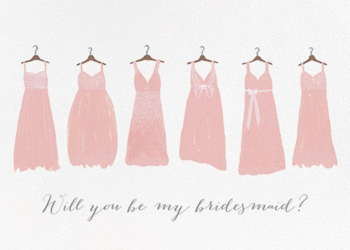 Be My Bridesmaid - Bridesmaid Card by Paperless Post