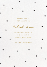 Sprinkle Stars - School Event Invitation by Sugar Paper