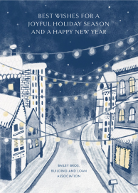 Main Street - Business Holiday Card by Paperless Post