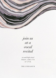 Marbleized (Invitation) - School Event Invitation by Kelly Wearstler