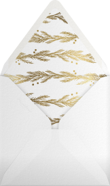 Forsythia Branch - Paperless Post Envelope