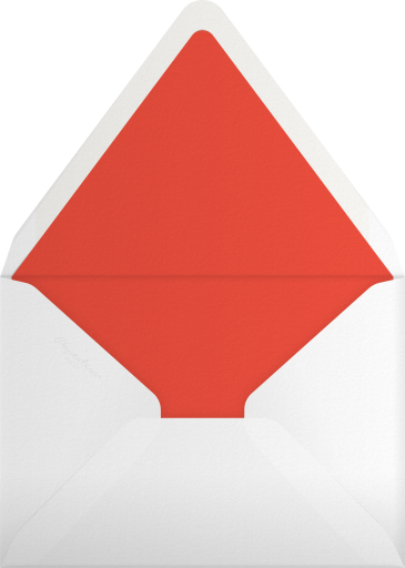 Reindeer Cocktails Invitation Envelope