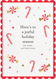 Candy Cane Delight - Christmas Card by Meri Meri