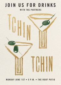Modern Martini - Business Invitation by Phthalo Ruth