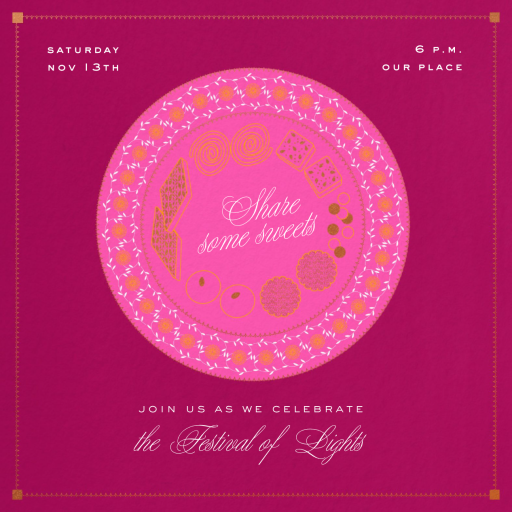 Diwali Dish - Diwali Invitation by Paperless Post